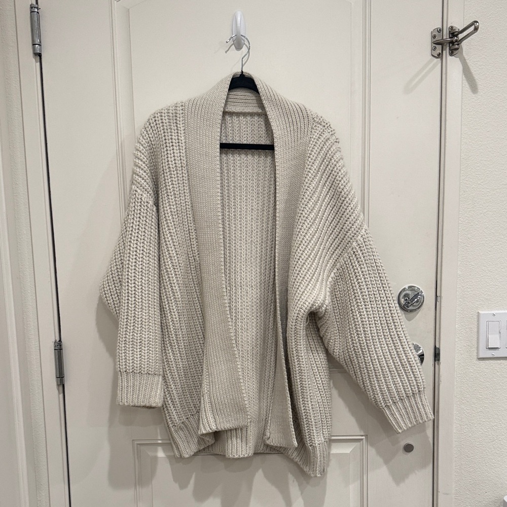 Chenn Chenn XS Women Cozy Cream Knit Sweater